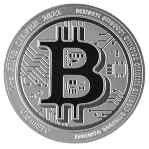 1oz Bitcoin Silver Coin